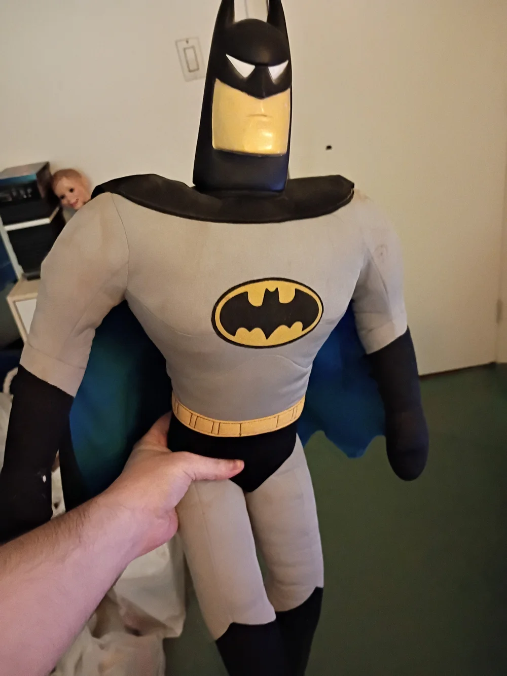 Batman TAS Batman Gray & Black Big Plush Toy - Official Style